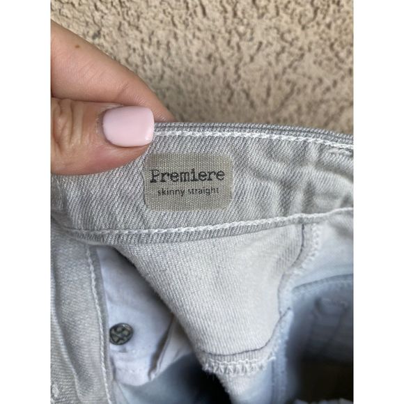 Adriano Goldschmied premiere skinny straight - size 25R - gray - Picture 7 of 9